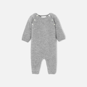 Baby boy cashmere jumpsuit