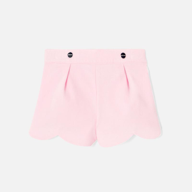 Baby girl velvet shorts