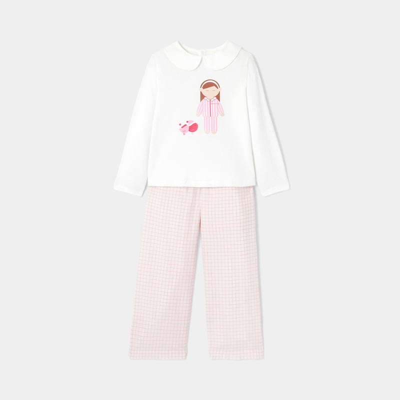 Girl cotton pajamas