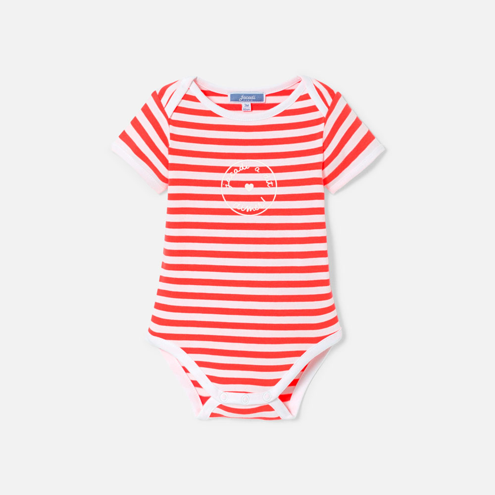 Baby boy short sleeves bodysuit