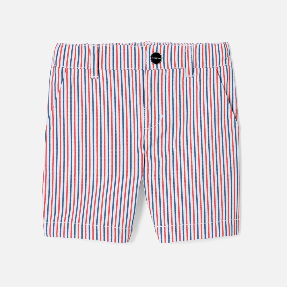 Baby boy shorts in twill