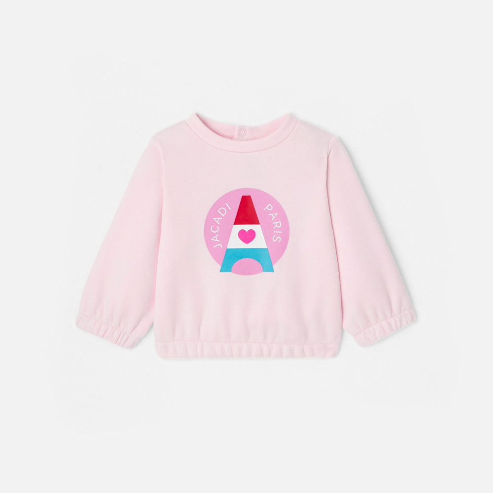 Baby girl fleece jumper