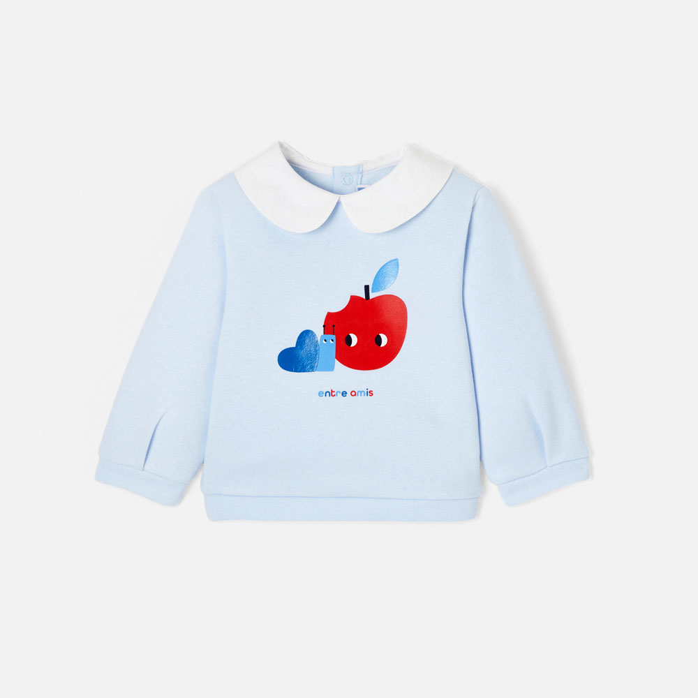 Baby girl fleece jumper