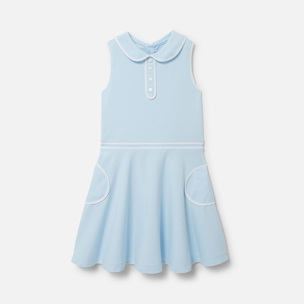 Girl dress in cotton piqué