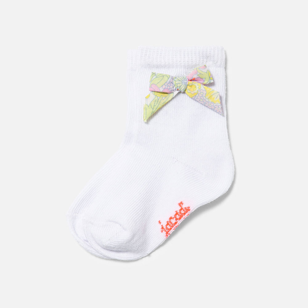 Baby girl Liberty Fabrics socks with bow