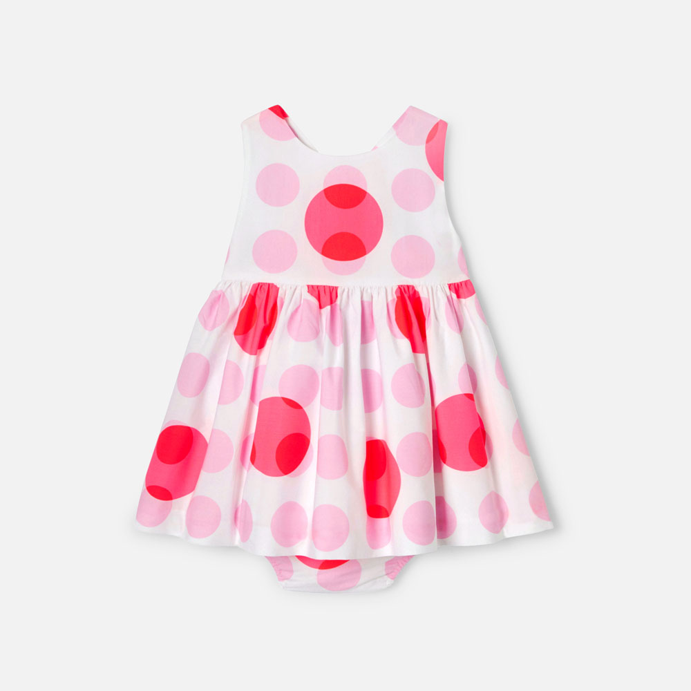 Baby girl cross-back dress