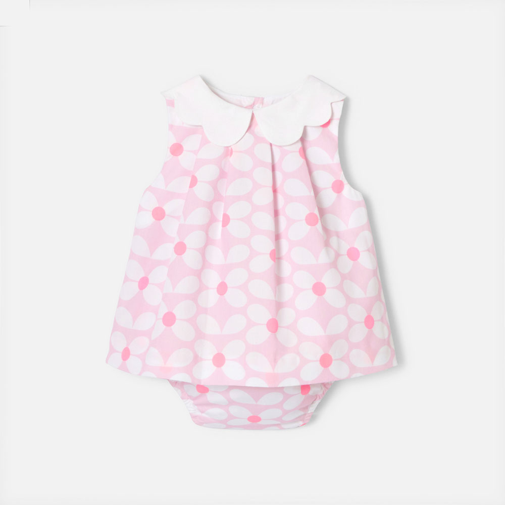 Baby girl set in poplin