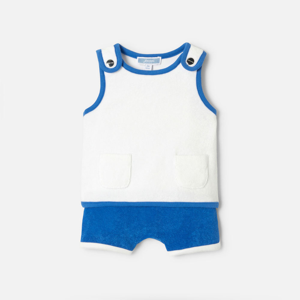 Baby boy French terry shorts set