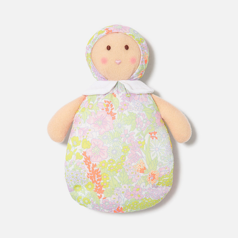 Josephine Liberty fabric rattle doll