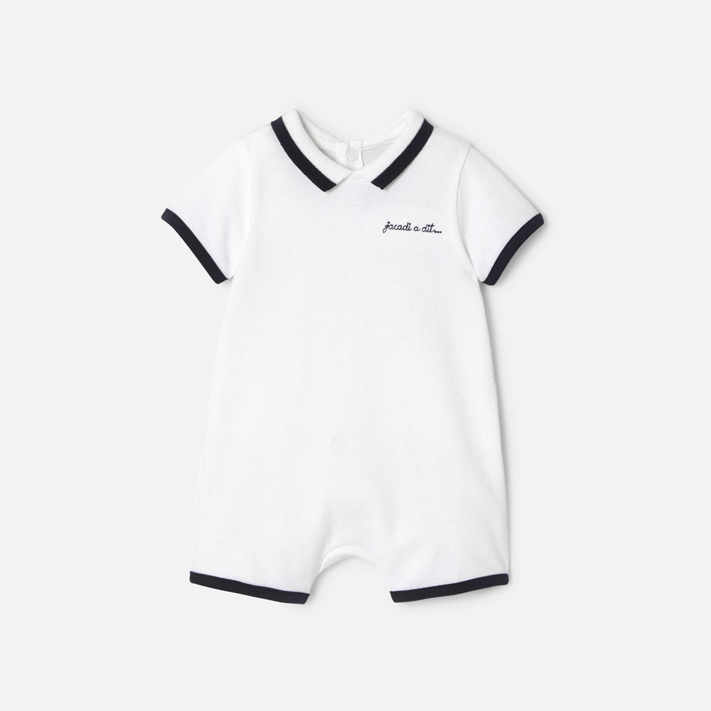 Baby boy polo jumpsuit