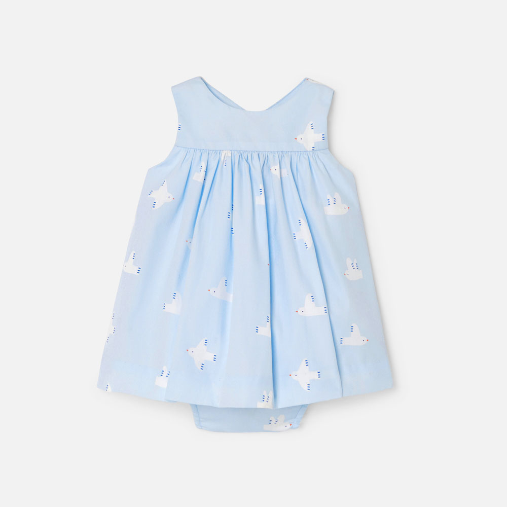 Baby girl dress in poplin