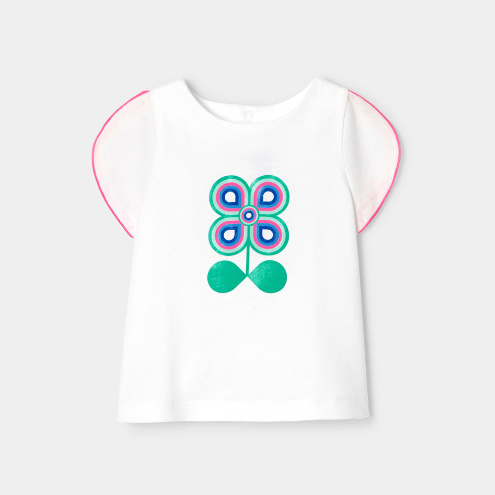 Baby girl short-sleeved T-shirt