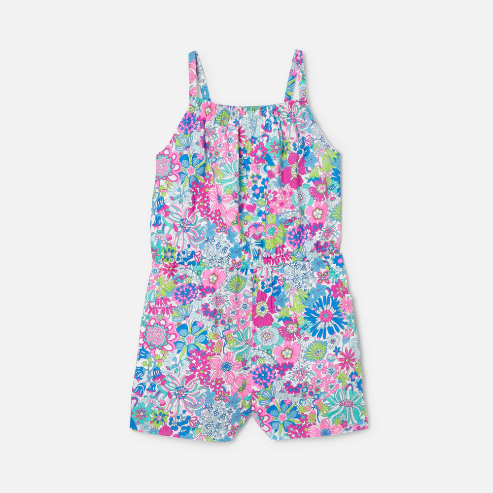 Girl jumpsuit in Liberty fabric