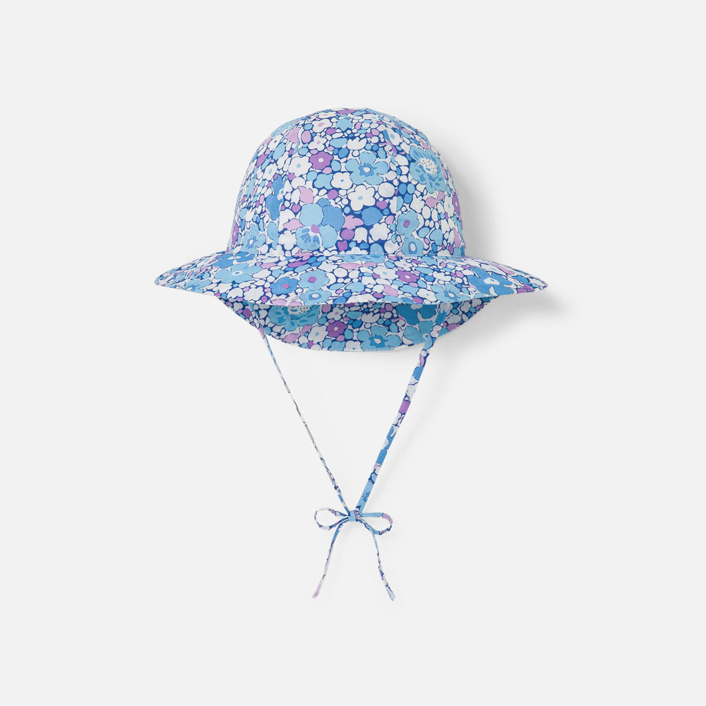 Baby girl wide brim hat