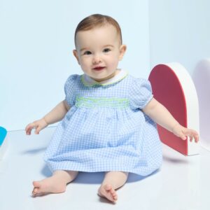 Baby girl short-sleeved dress