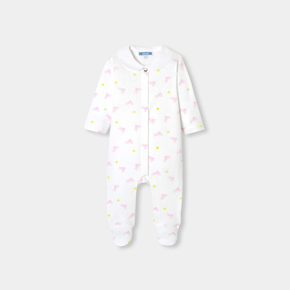 Baby girl pyjamas in interlock