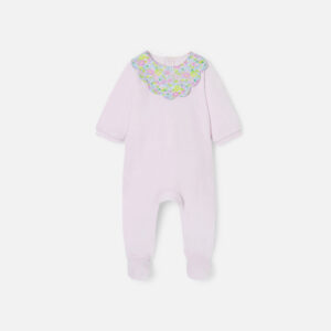 Baby girl velvet pyjamas