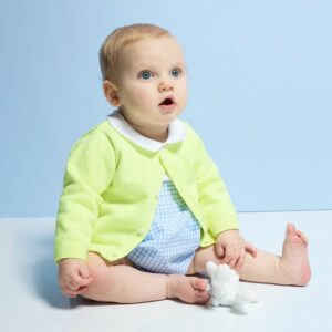 Baby jersey cardigan