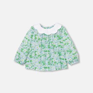 Baby girl blouse in Liberty fabric