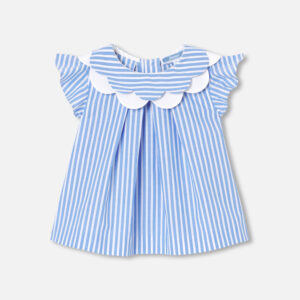 Baby girl blouse in poplin