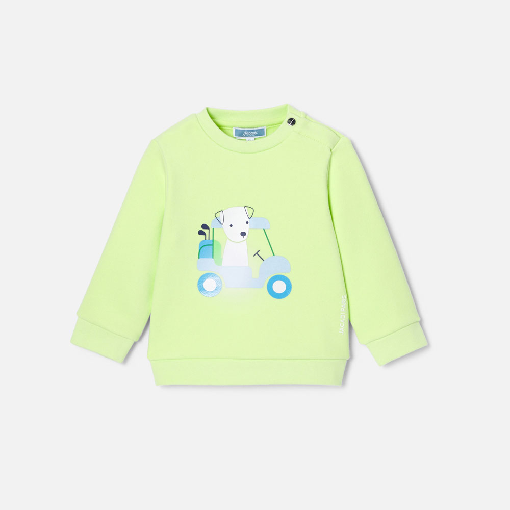 Baby boy fleece sweatshirt