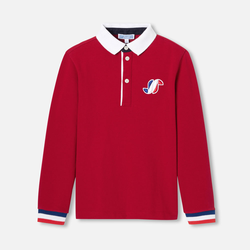 Boy long-sleeved polo shirt