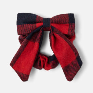 Girl flannel scrunchie