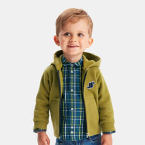 Baby boy zip-up sweatshirt