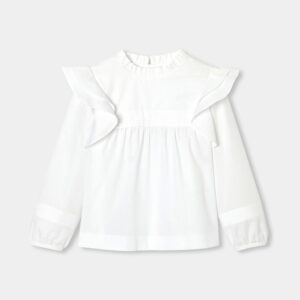 Girl blouse in poplin