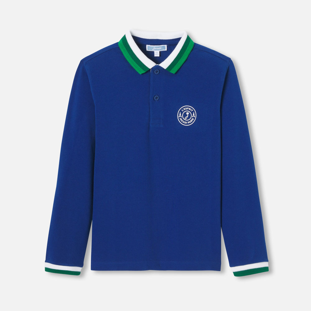 Boy long-sleeved polo shirt