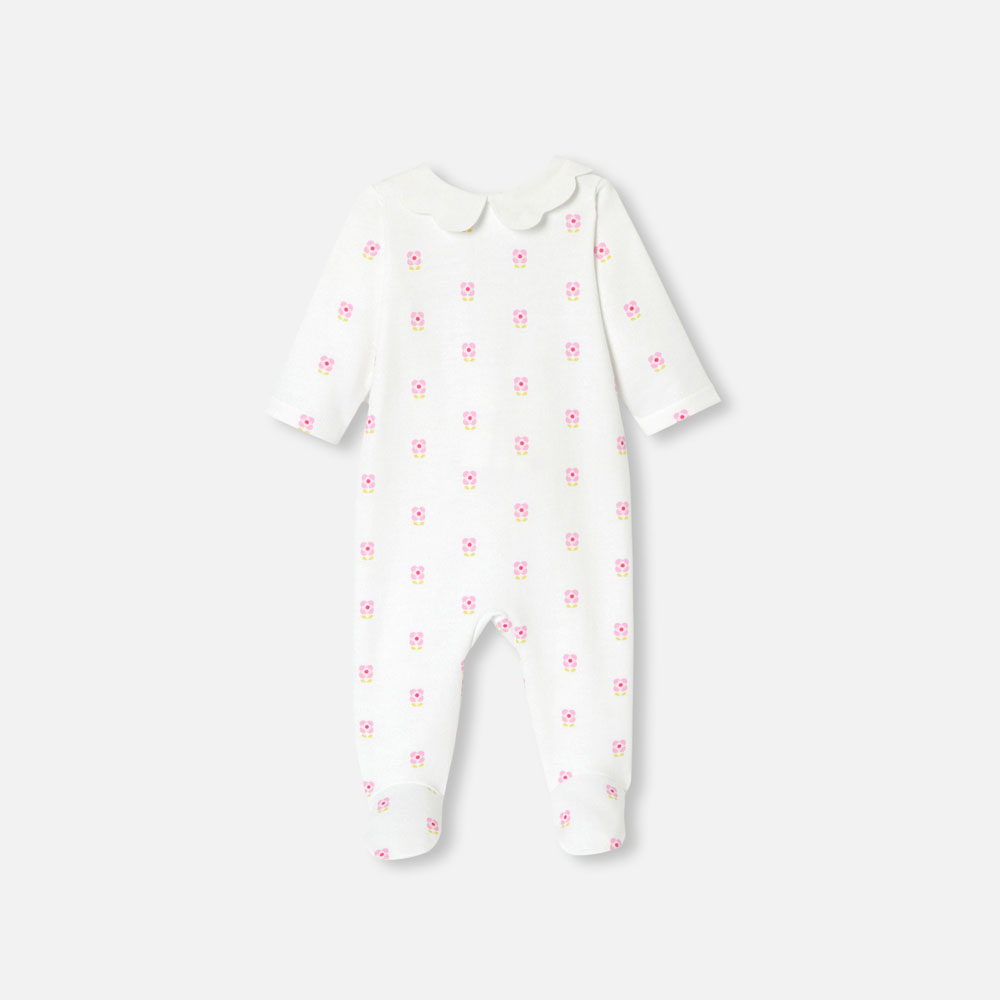 Baby girl pyjamas in fleece