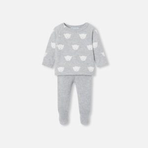 Baby jersey knit set