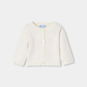 Baby girl jersey cardigan