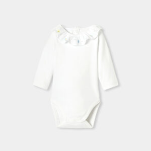 Baby girl long-sleeved bodysuit