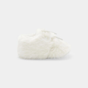 Baby faux fur booties