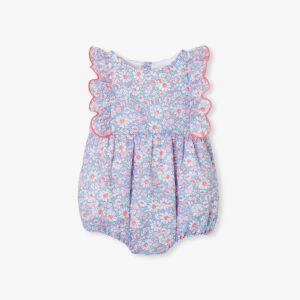 Baby girl romper in Liberty fabric