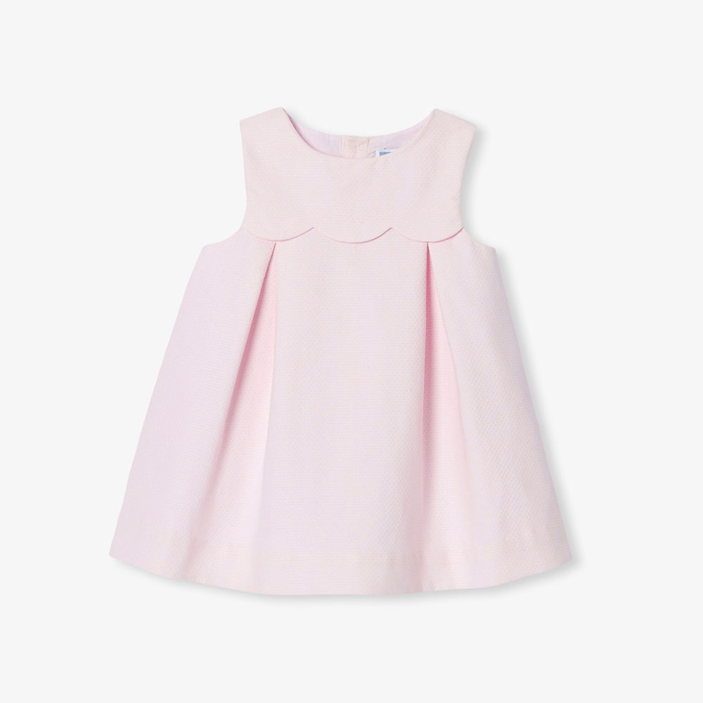 Baby girl dress in cotton piqué