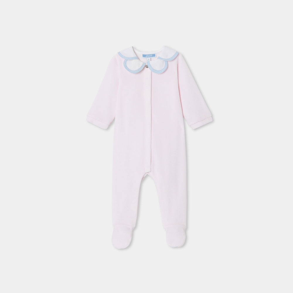 Baby girl velvet pyjamas