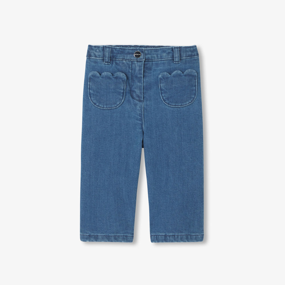 Baby girl denim trousers