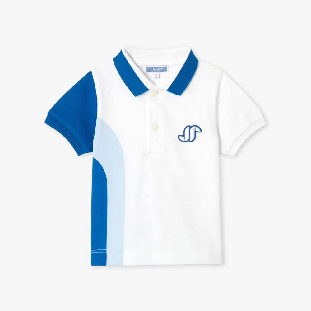 Baby boy short-sleeved polo shirt