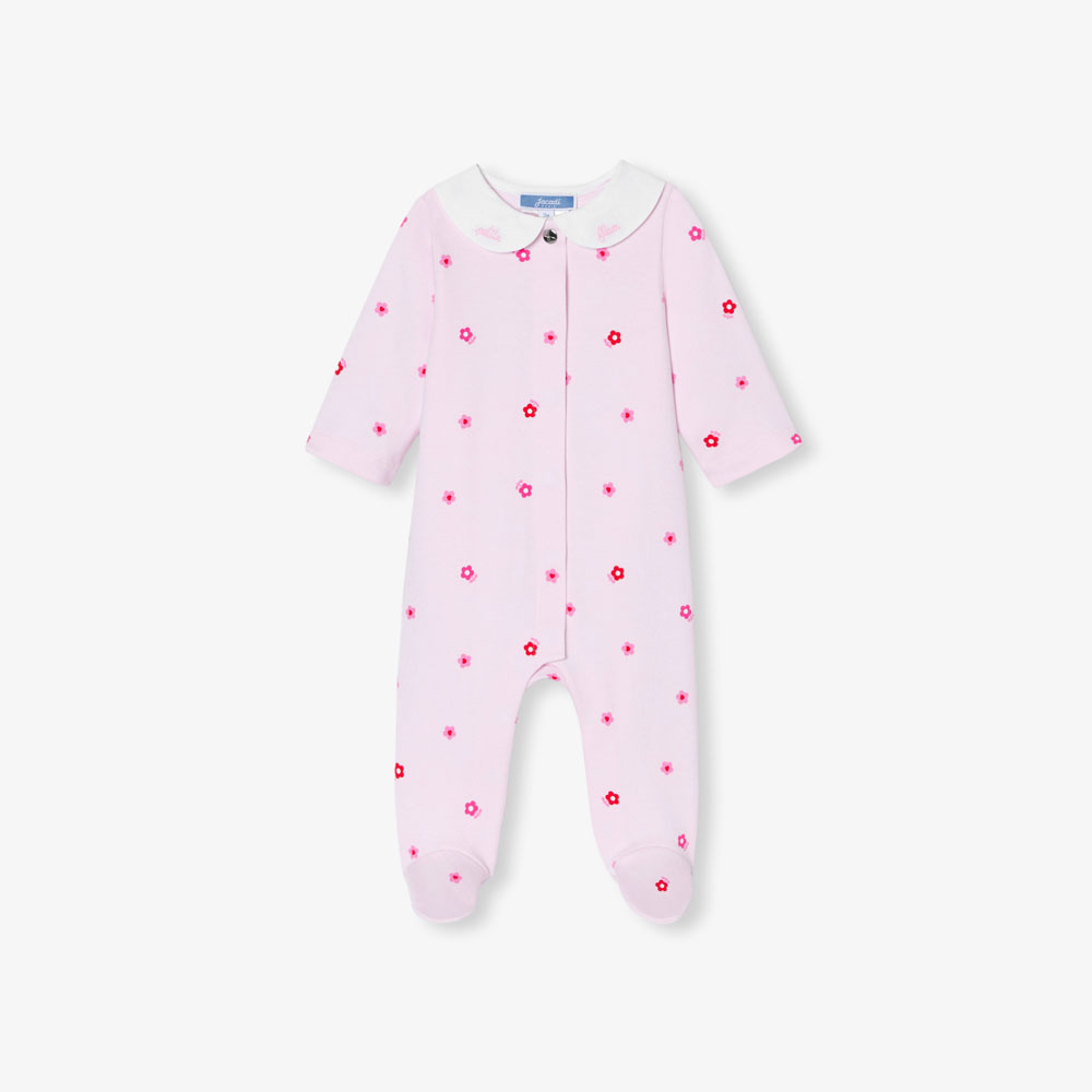 Baby girl pyjamas in interlock