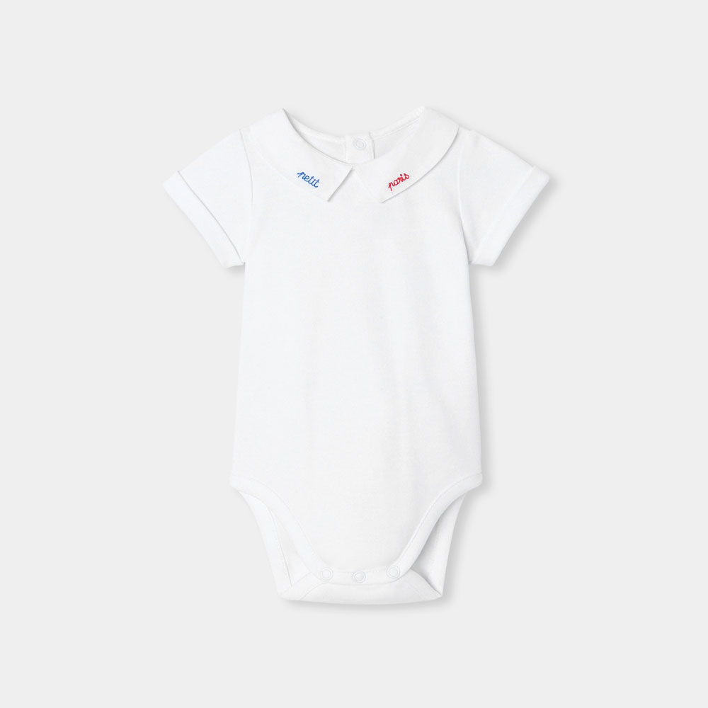 Baby boy short-sleeved bodysuit