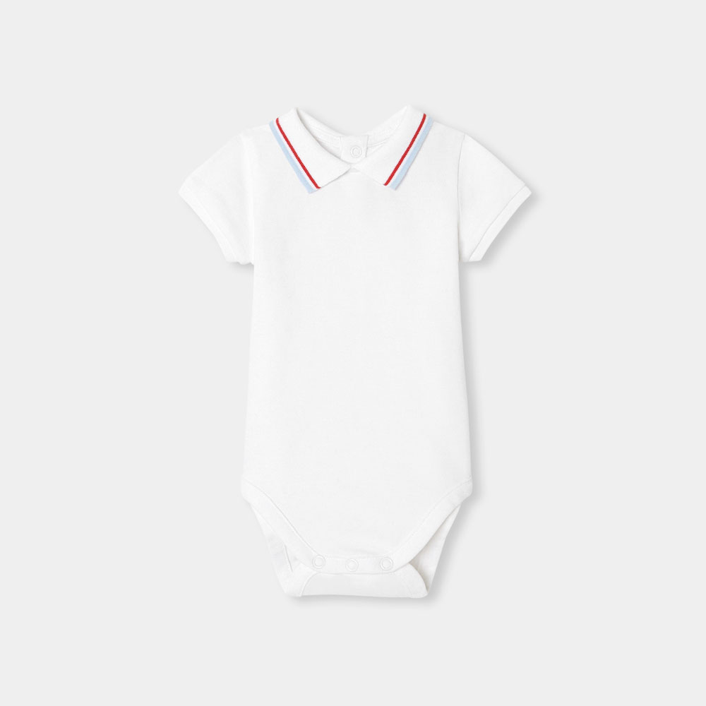 Baby boy short-sleeved bodysuit