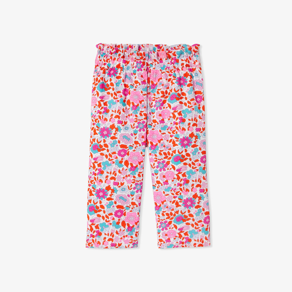 Baby girl trousers in Liberty fabric