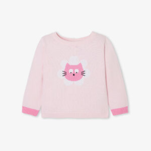 Baby girl intarsia jumper