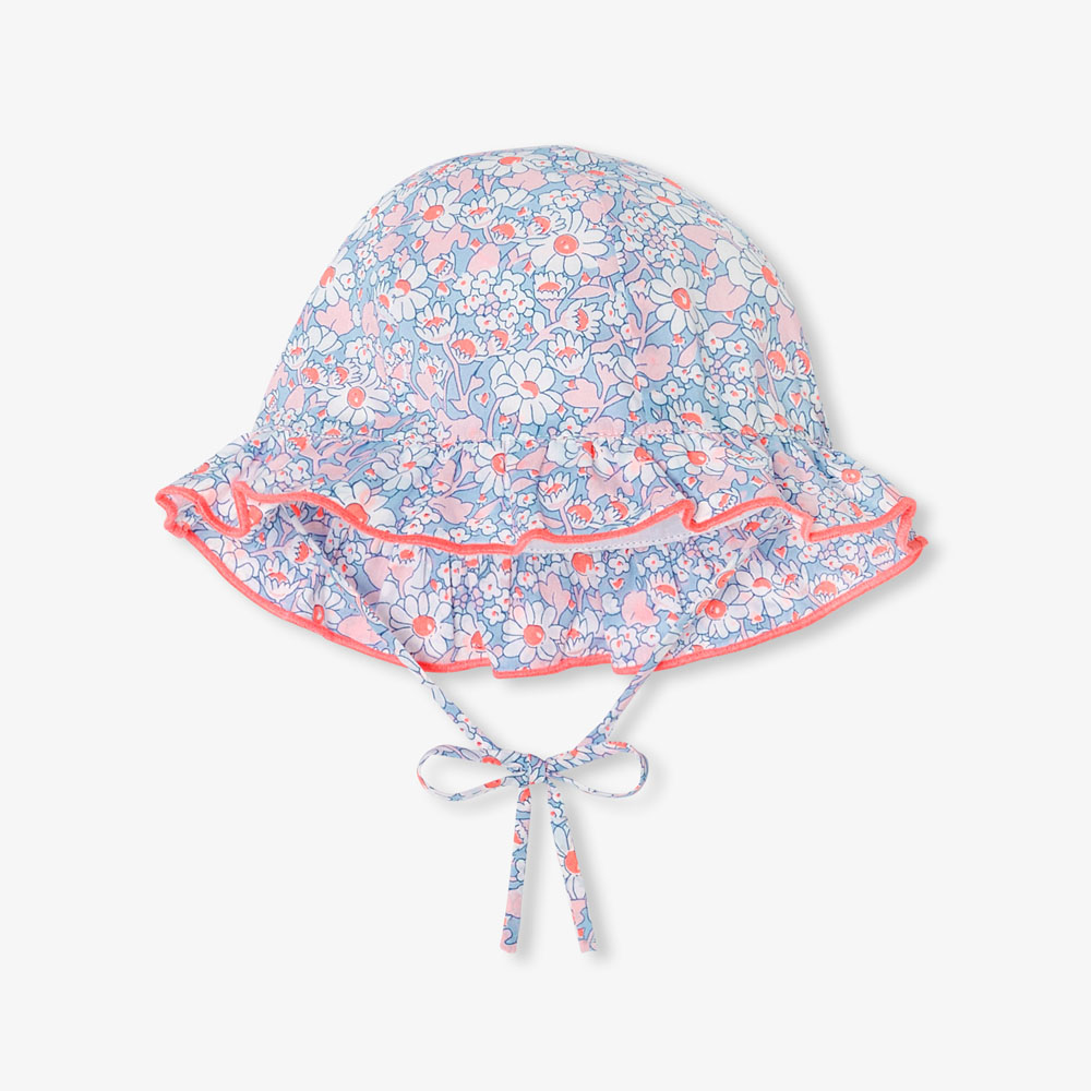 Baby girl hat in Liberty fabric