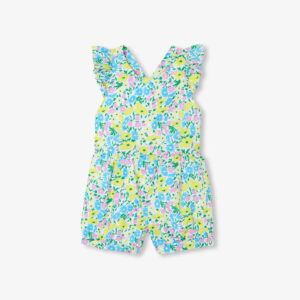 Baby girl jumpsuit in Liberty fabric