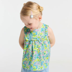 Baby girl blouse in Liberty fabric