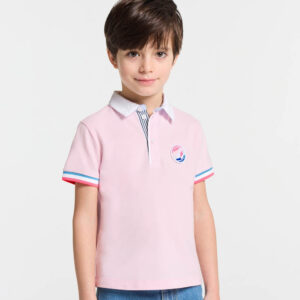 Boy polo shirt in cotton piqué