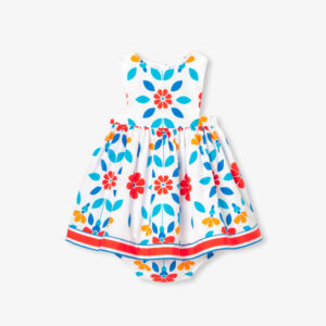 Baby girl dress in poplin